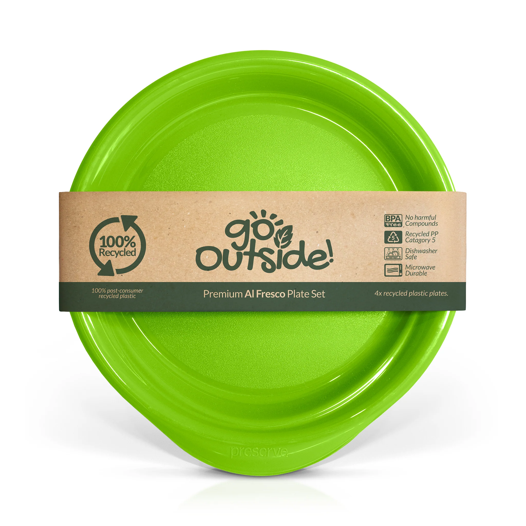 Al Fresco Dinner Plates Pack of 4 - Image 6