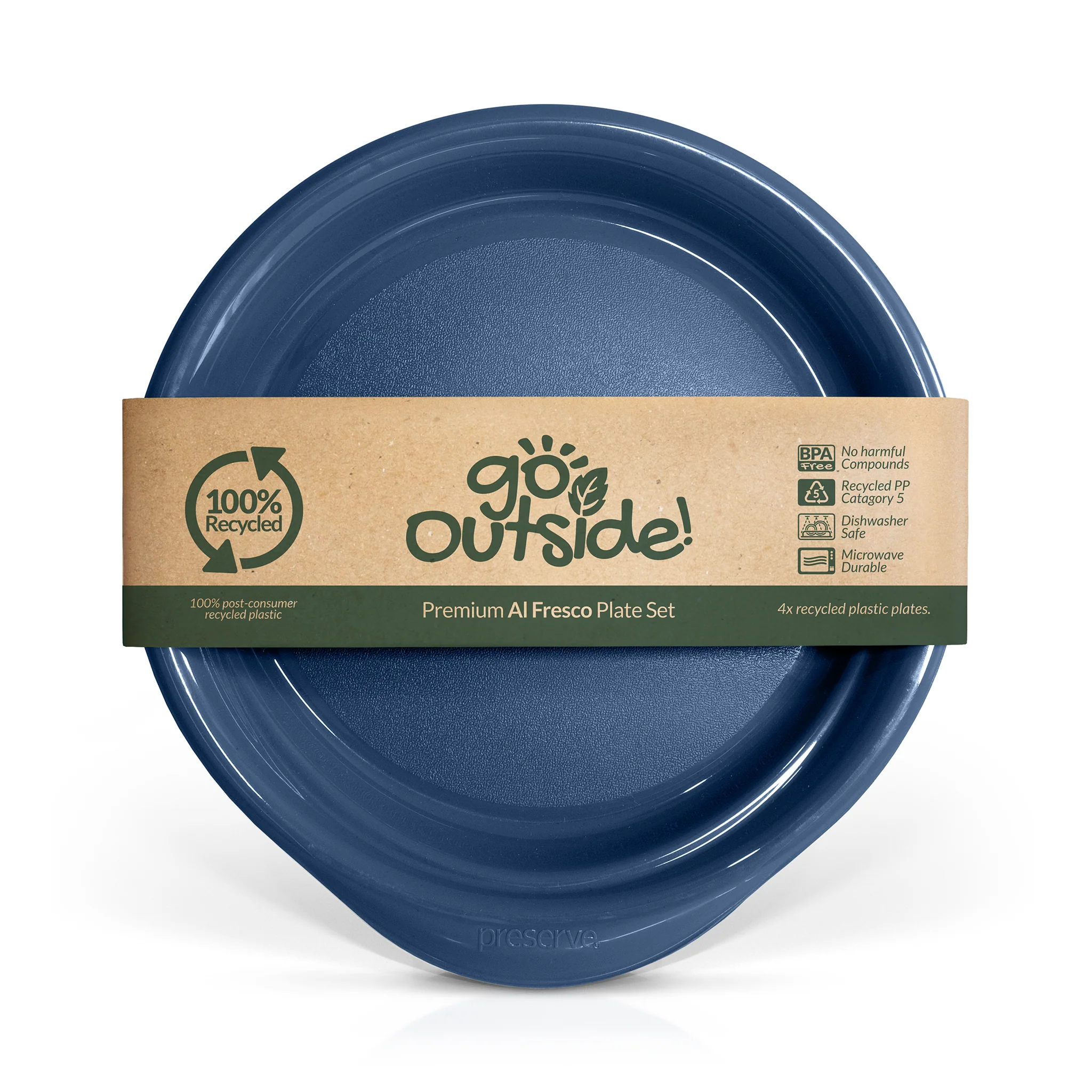 Al Fresco Dinner Plates Pack of 4 - Image 7
