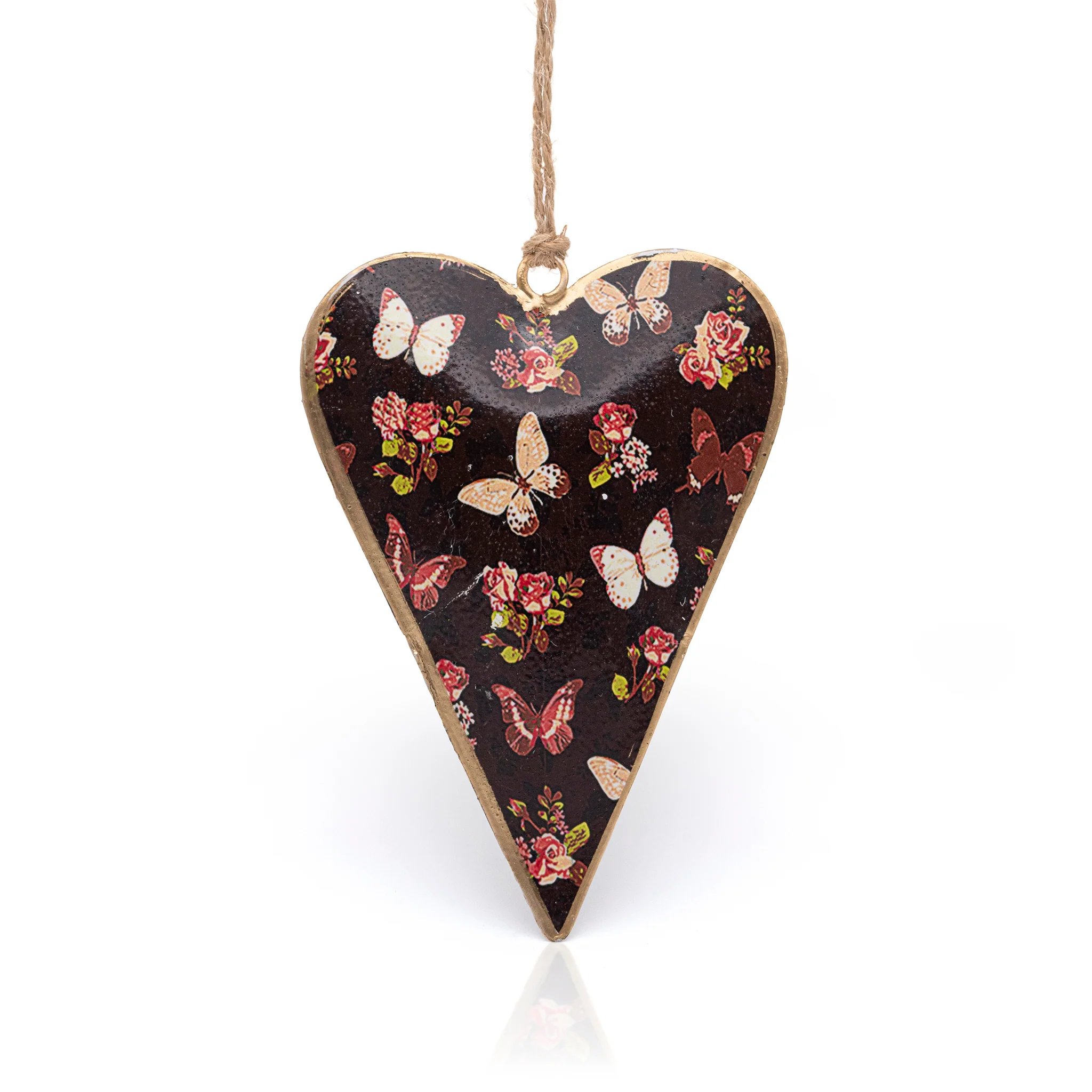 Namaste Floral Heart Hanging Decoration - Image 3