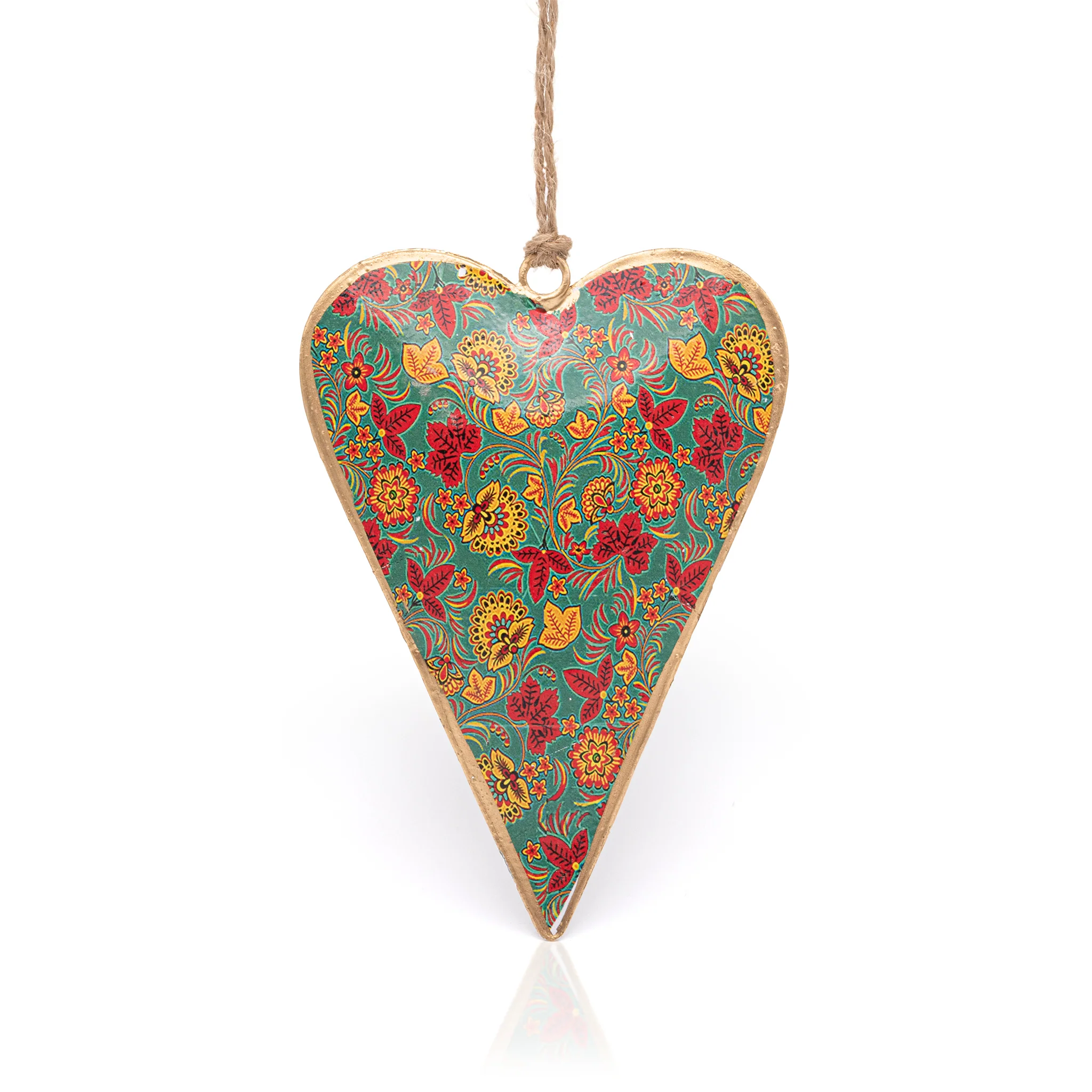 Namaste Floral Heart Hanging Decoration - Image 5