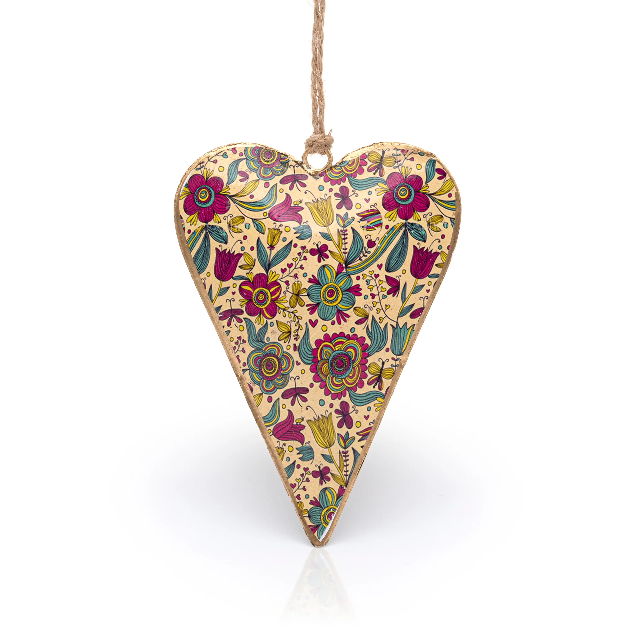 Namaste Floral Heart Hanging Decoration - Image 7
