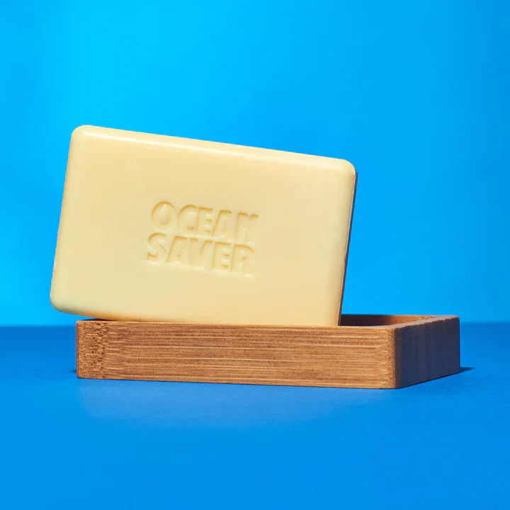 OceanSaver Dish Washing Bar & Bamboo Soap Dish