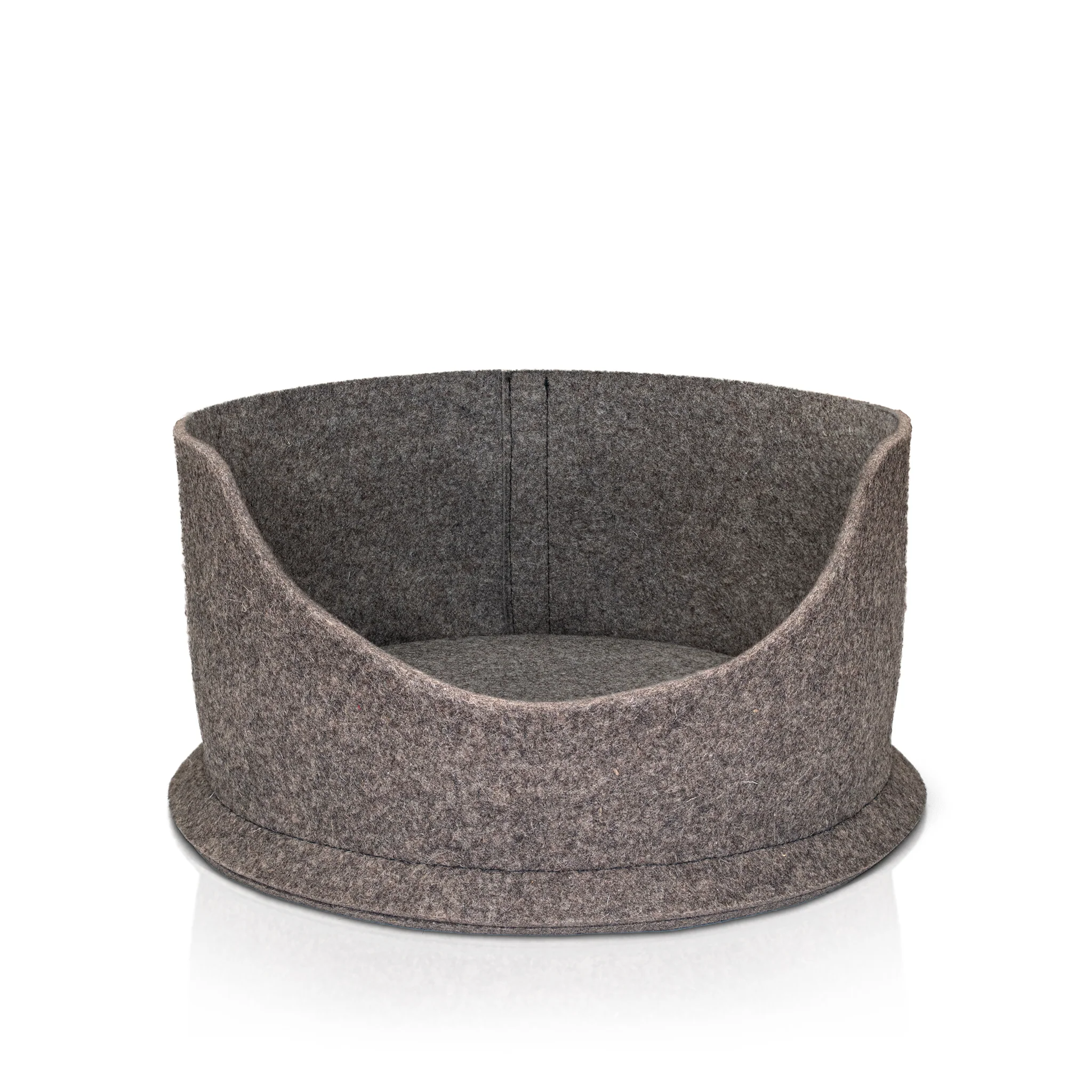 PetSnug Grey Wool Cat Bed - Image 3