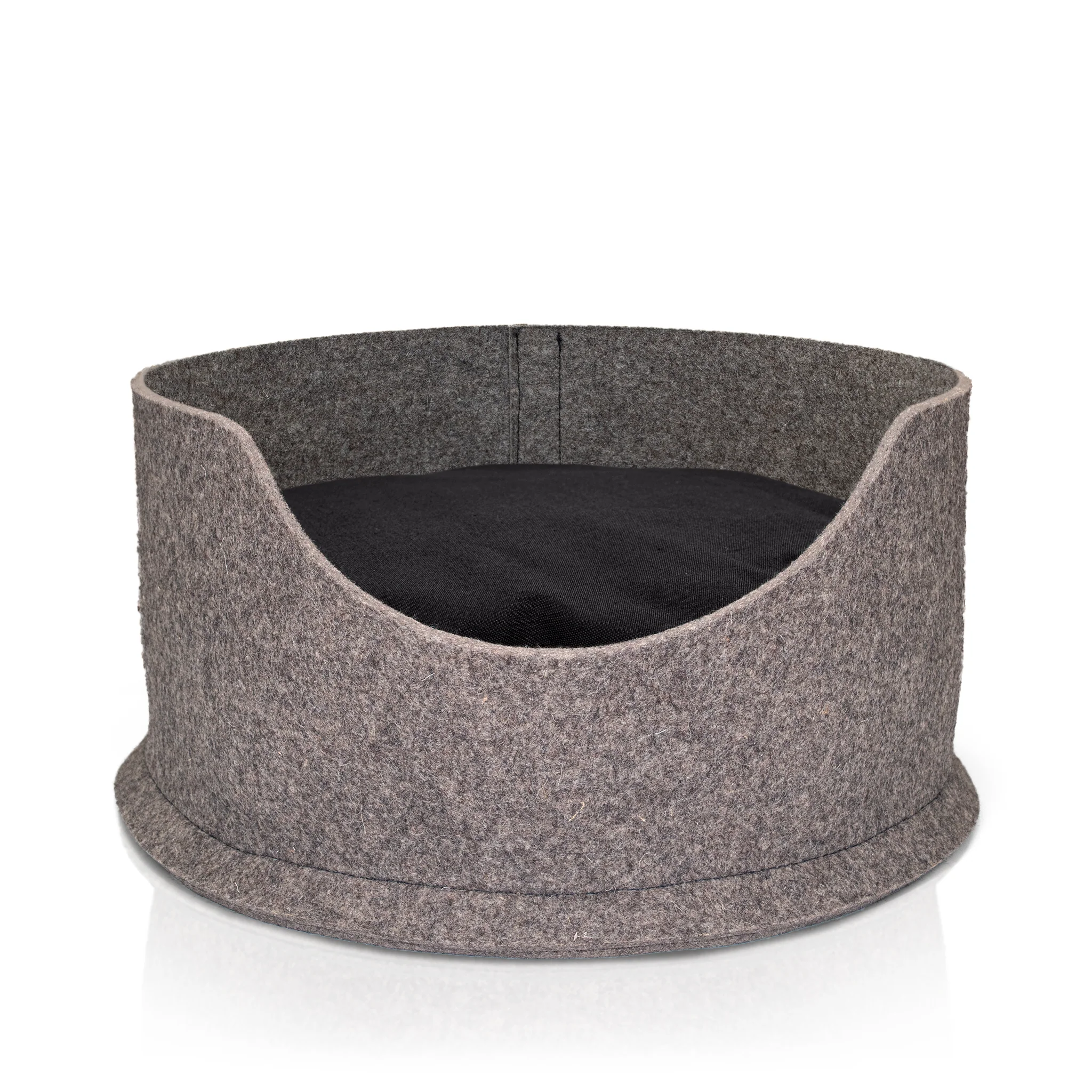 PetSnug Grey Wool Cat Bed - Image 6