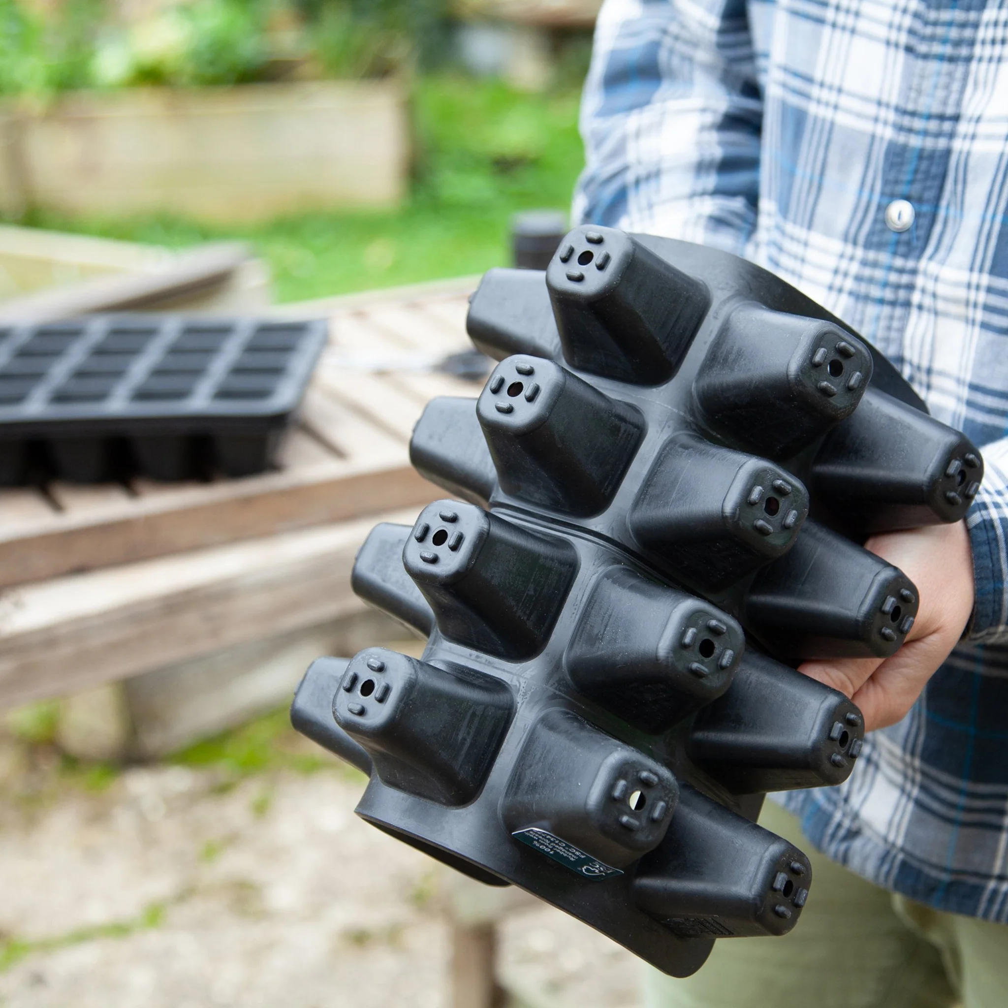 Plastic Free Gardening Rubber Seed Tray - Image 3