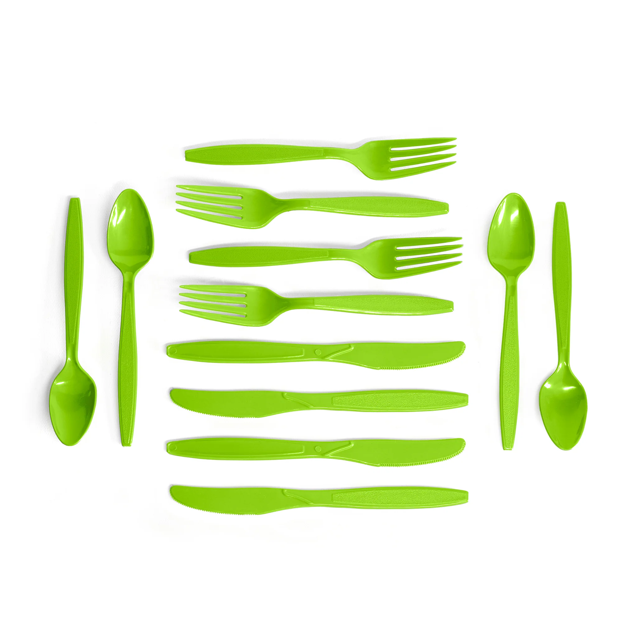 Recycled Plastic Cutlery Set Pack of 4 - Image 3