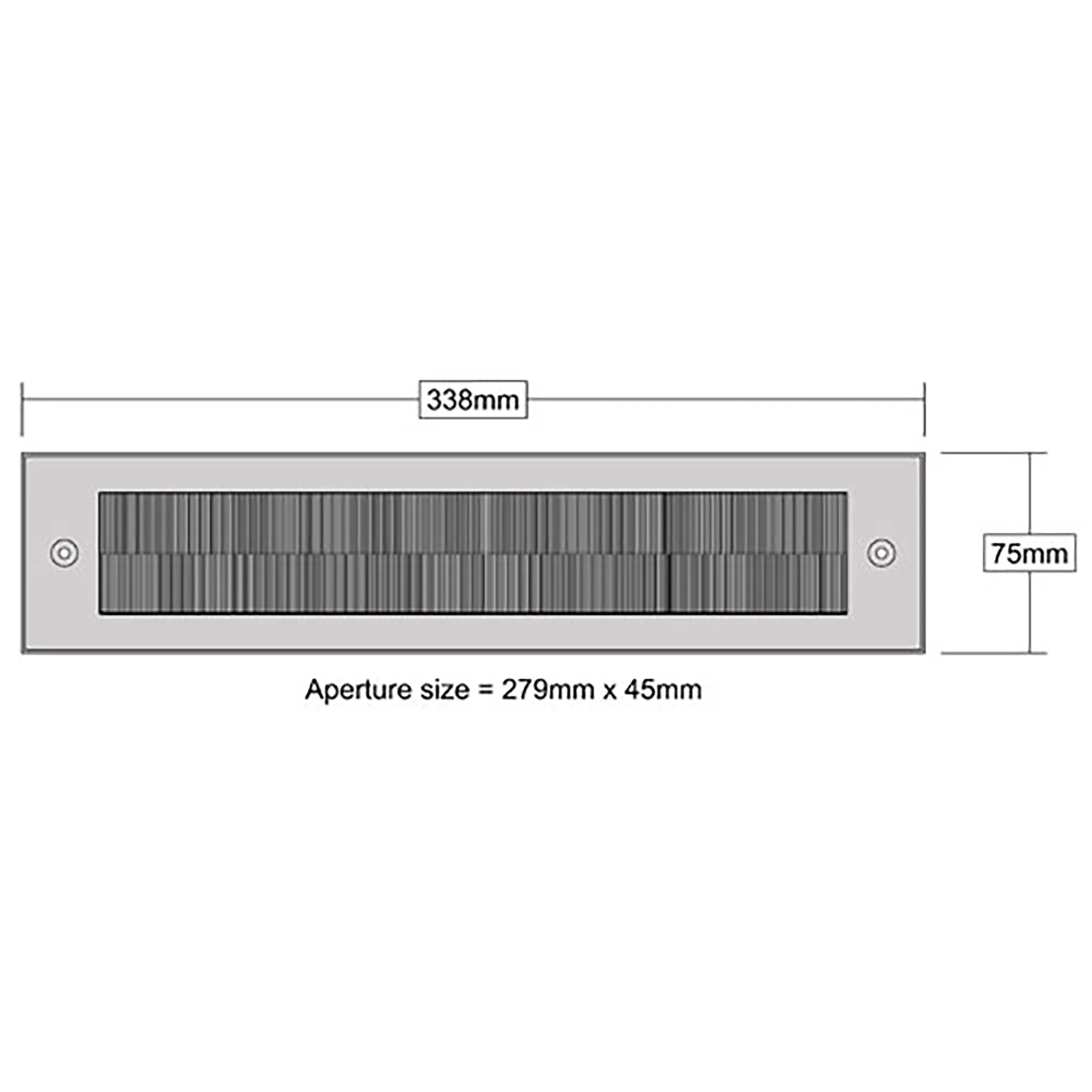 Stormguard Letterbox Brush Seal - Image 3